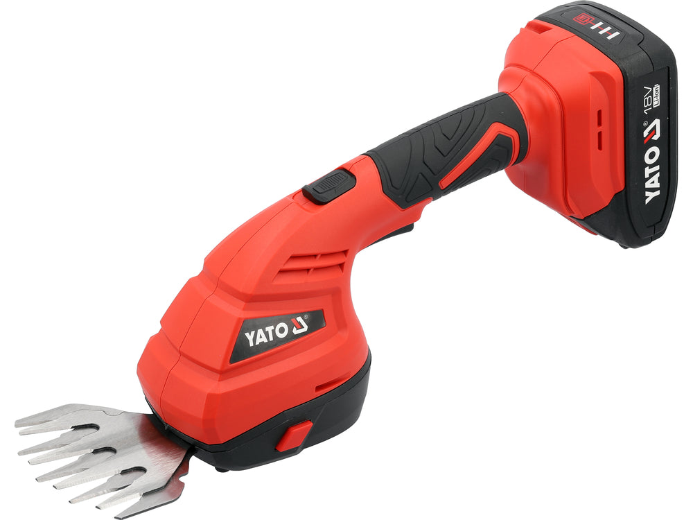 GRASS AND SHRUB SHEARS 18V WITH BATTERY 2AH AND CHARGER (YT-828357)
