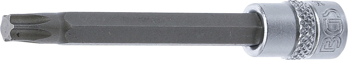 BIT SOCKET | LENGTH 75 MM | 6.3 MM (1/4") DRIVE | T-STAR (FOR TORX) T35 (2565-75)