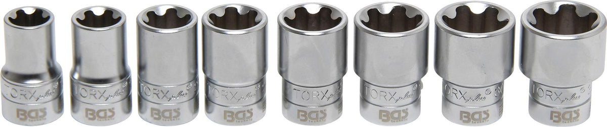 Набор головок T-Star Plus (Torx Plus) | 12.5 mm (1/2") | 18EP - 32EP | 8 шт.