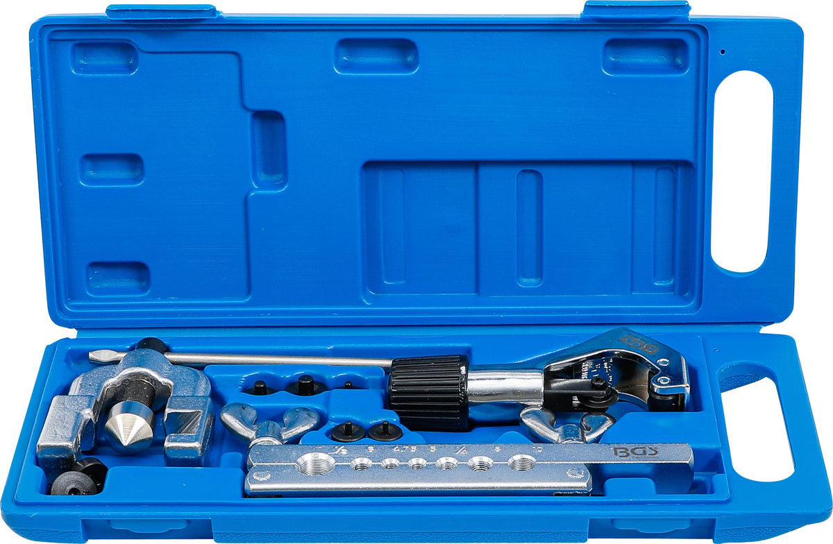 DOUBLE FLARING TOOL KIT WITH PIPE CUTTER | 10 PCS. (70221)