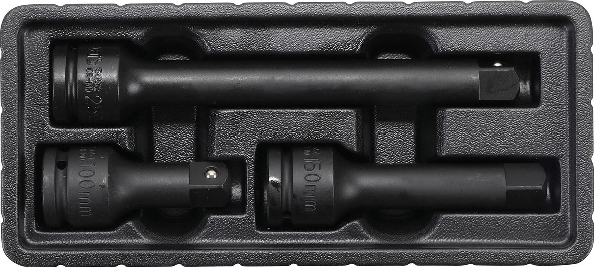 IMPACT EXTENSION BAR SET | EXTERNAL/INTERNAL SQUARE 20 MM (3/4") | 3 PCS. (8840)