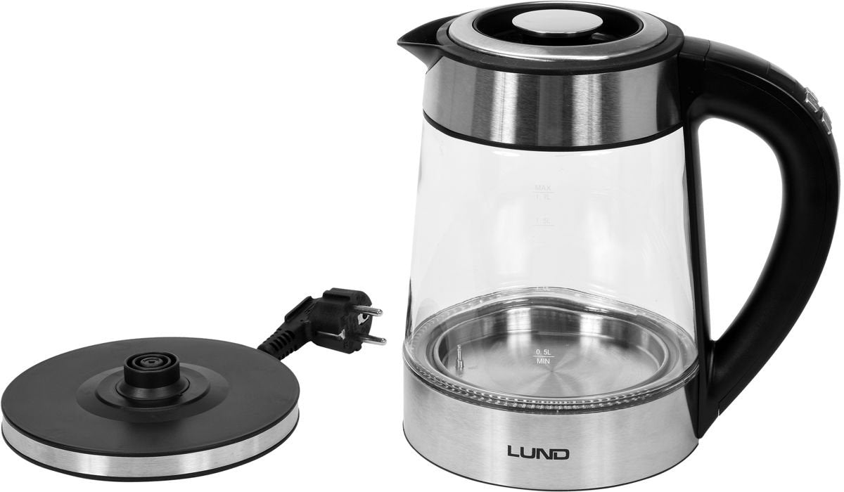 Virdulys stiklinis | Led | temperatūros kontrolė | 1.7 l (68173)