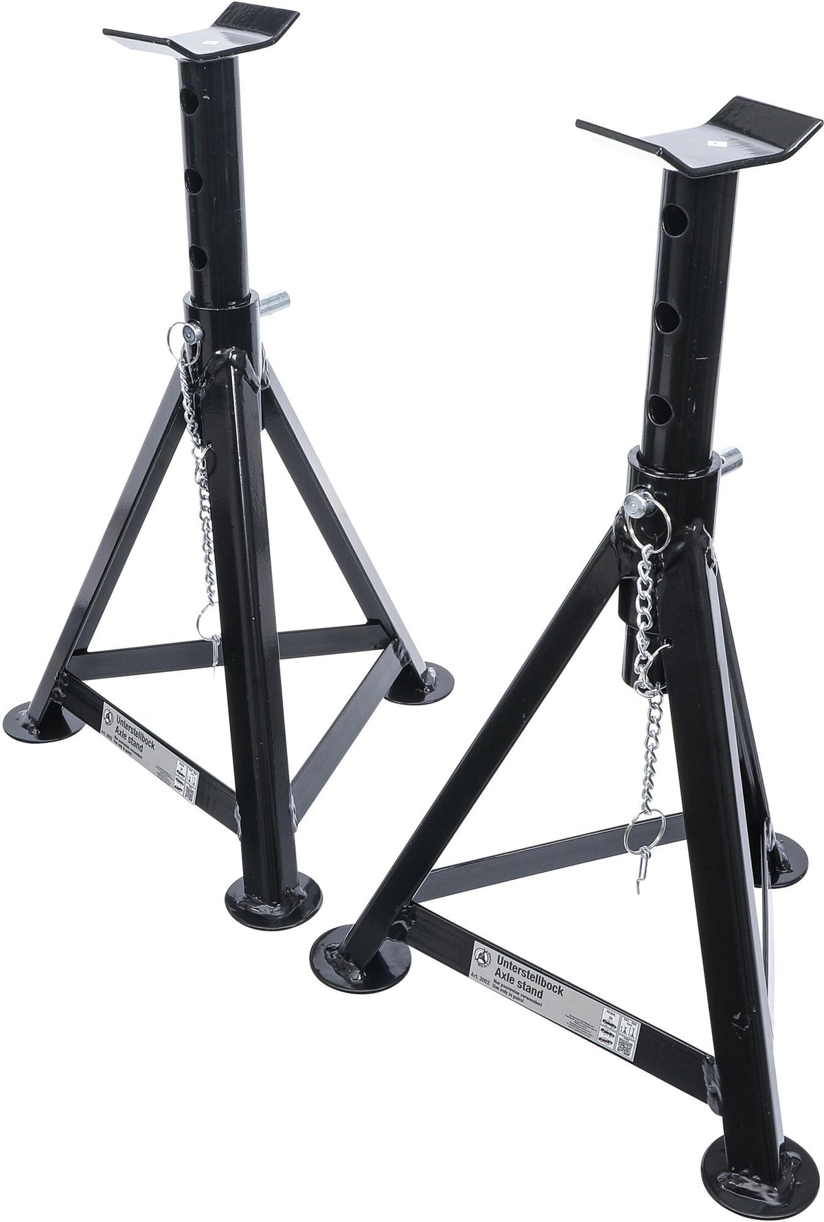 AXLE STANDS | LOAD CAPACITY 3000 KG / PAIR | STROKE 335 - 500 MM | 1 PAIR (3002)