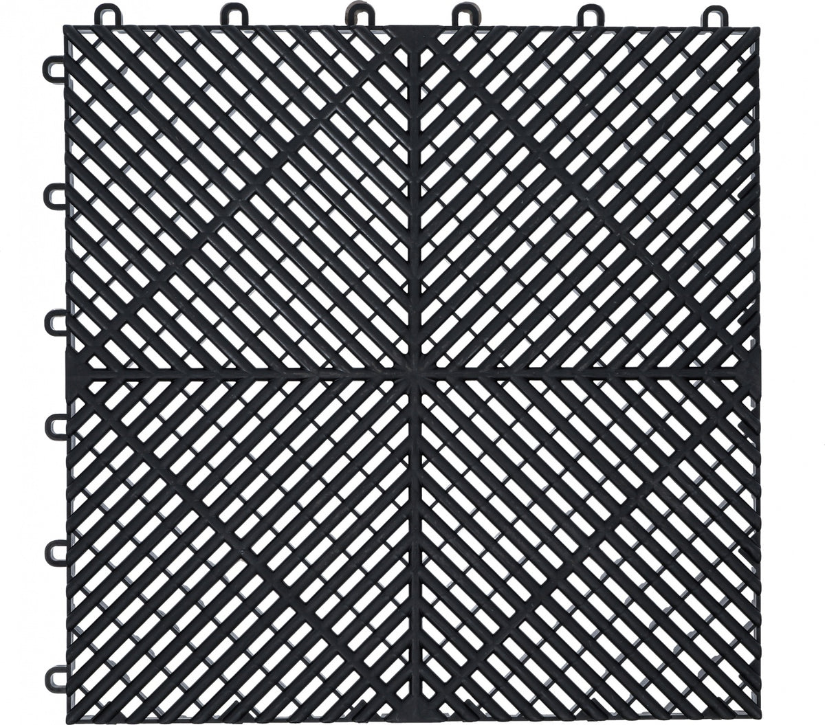 Plastikinių plytelių rinkinys | Paspaudimo sistema | 400 x 400 x 18 mm | 10 vnt. (74546)