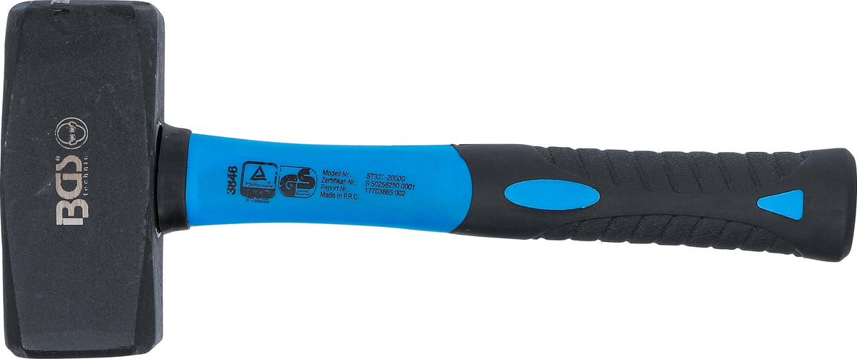 Kūjis stiklo pluošto rankena | DIN 6475 | 2000 g (3846)