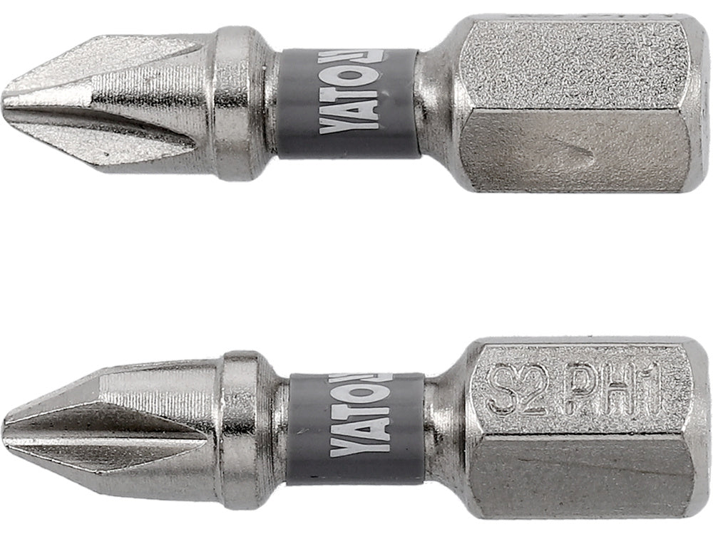 Биты | 6,3 mm (1/4") | S2 Ni | крестовые PH1 | 2 шт.