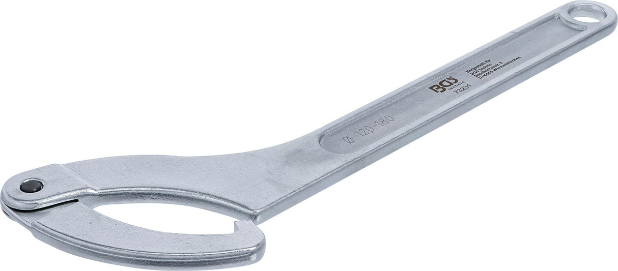 Veržliaraktis užmetamas reguliuojamas | kablys | 120 - 180 mm (73231)