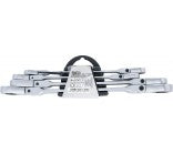 DOUBLE RATCHET RING SPANNER SET | ADJUSTABLE | WITH E-TYPE RING HEADS | E6 - E24 | 4 PCS. (71028)