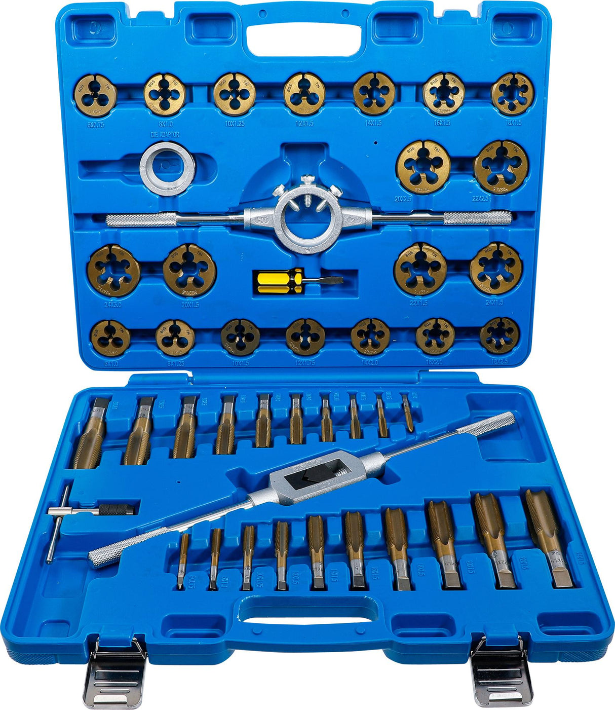 TAP AND DIE SET | TIN-COATED | M6 - M24 | 45 PCS (1899)