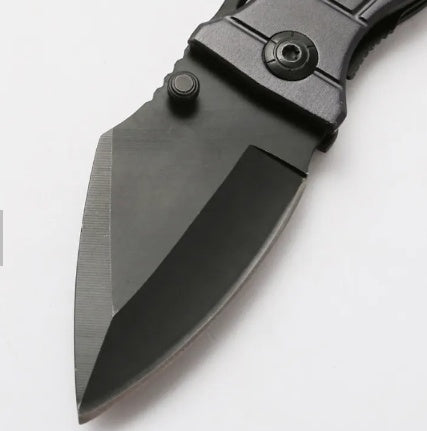 BENT KNIFE | ALUMINIUM HANDLE WITH BLACK FINISH | 15.5 CM (FK6B)