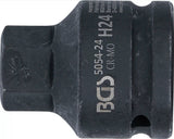 Antgalis smūginis | 20 mm (3/4") | hex šešiakampis 24 mm (5054-24)