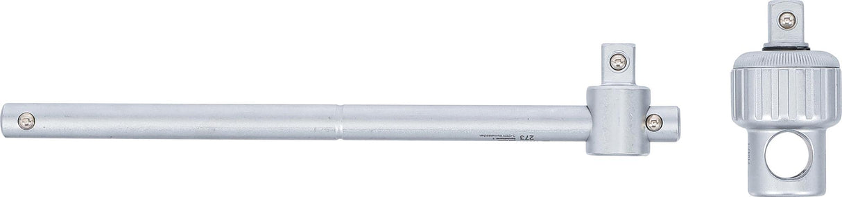 Slankiojanti rankena | 12,5 mm (1/2") | su terkšliniu adapteriu (71047)