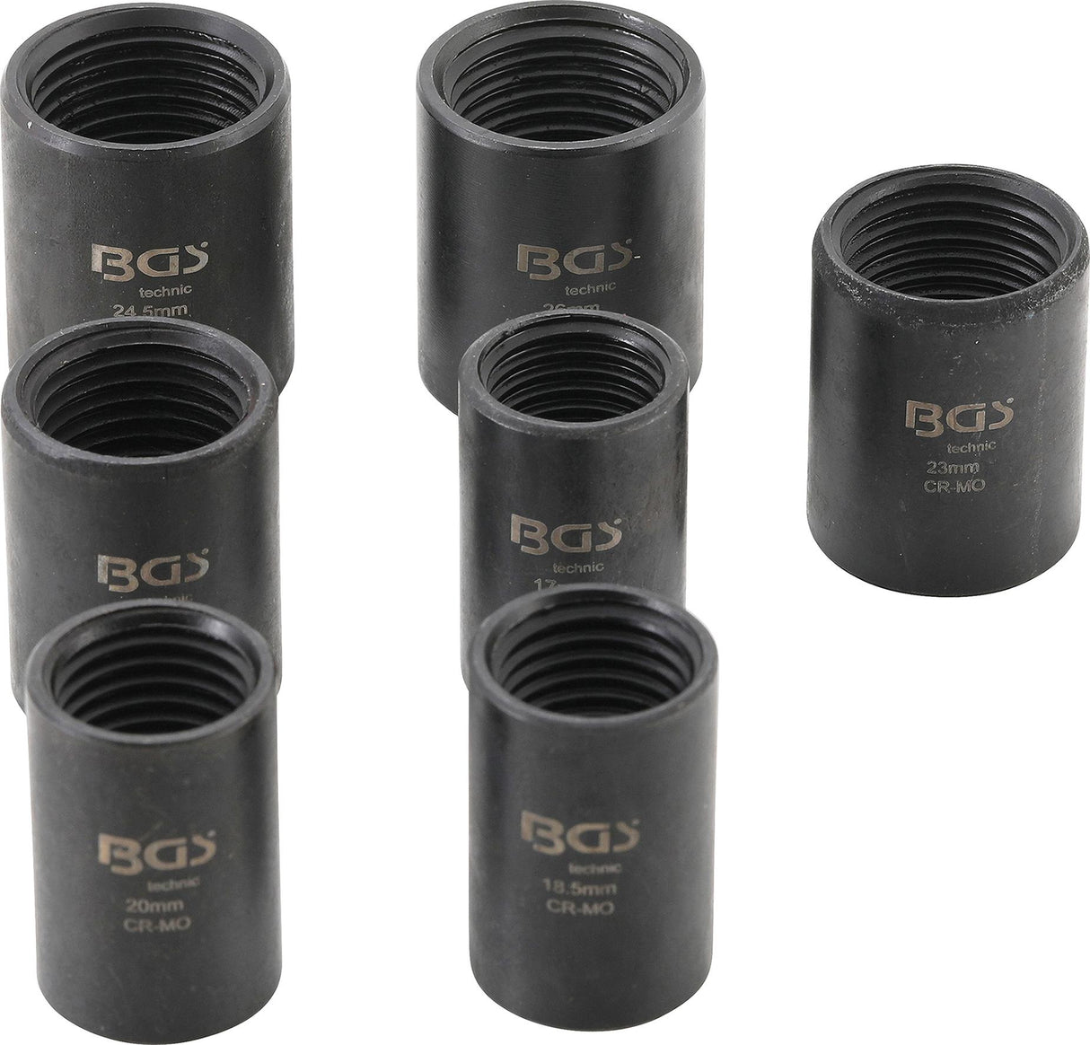Specialus galvučių rinkinys  / varžtų ištraukikliai | 12,5 mm (1/2") | 17 - 26 mm | 7 vnt. (5291)