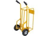Malkų transportavimo vežimėlis | su pripučiamais ratais | 200 kg (78657)