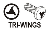 Antgaliai kryžminiai trikampiai 1/4", 2vnt, : NR1 X100MM; NR3 X100MM (YT-0496)