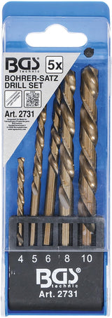 Grąžtų rinkinys | kairiniai | 5 vnt. (2731)