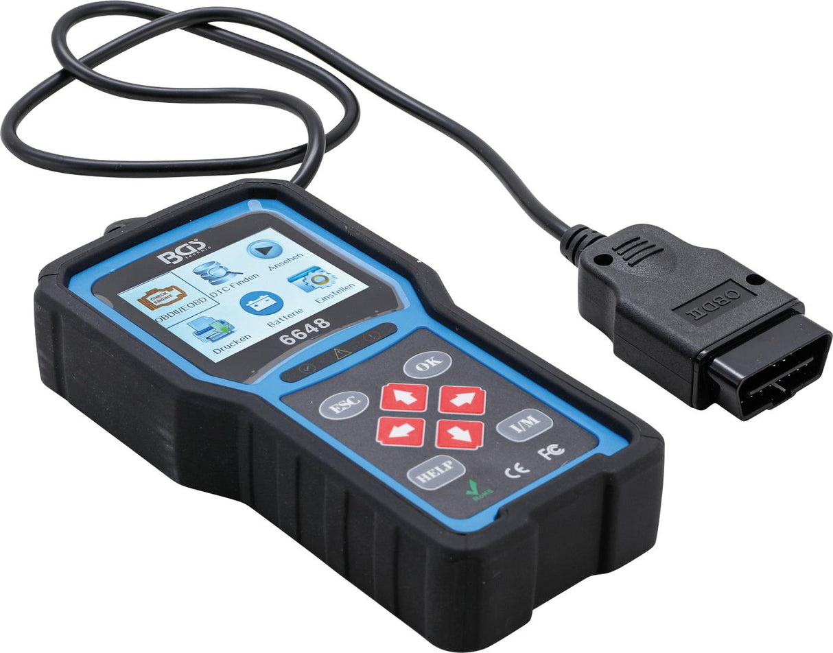 OBD II (EOBD) сканер диагностических кодов неисправностей