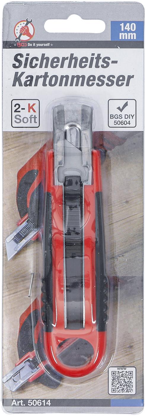 Нож с отламывающимися лезвиями | 140 mm