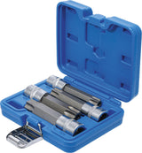 Įpresuotų antgalių rinkinys | 12,5 mm (1/2") | MAXI, T-Star su skyle (Torx) | 4 vnt. (5103)