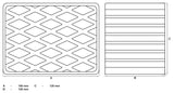 Guminis padas | auto keltuvams | 160 x 120 x 100 mm (7008)
