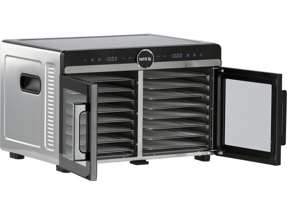 Maisto: grybų / uogų / vaisių ir pan. džiovyklė | 16 padėklų | 1400W (YG-16000)