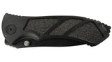 FOLDING KNIFE | BLACK FINISH WITH MATTE TEXTURE | 16.3 CM (FK6)