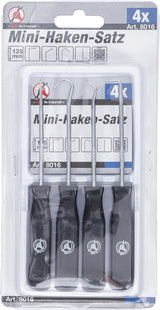 Miniatiūrinių kabliukų rinkinys | 4 vnt. (8016)