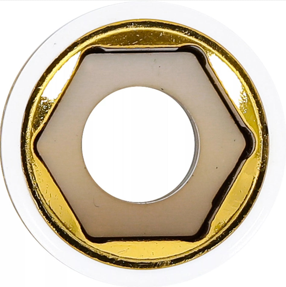 Galvutė smūginė ilga plonasienė | su plastikine apsauga | 12,5 mm (1/2") | 19 mm (7202)