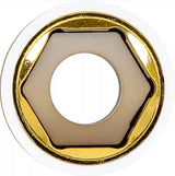 Galvutė smūginė ilga plonasienė | su plastikine apsauga | 12,5 mm (1/2") | 19 mm (7202)