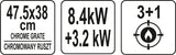 Lauko kepsninė / grilis | dujos | 3 + 1 | 11,6 KW (99646)