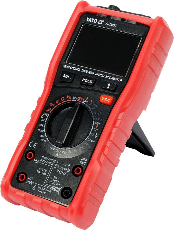 Универсальный измеритель с функцией TRUE RMS | автоматическое и ручное измерение | LCD 9999