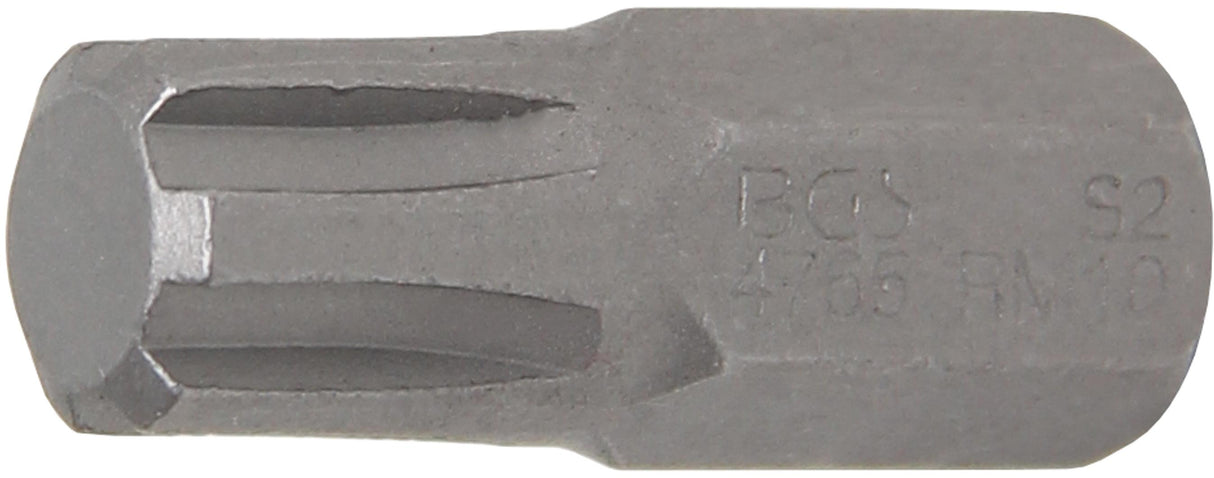 BIT | LENGTH 30 MM | 10 MM (3/8") DRIVE | SPLINE (FOR RIBE) M10 (4765)