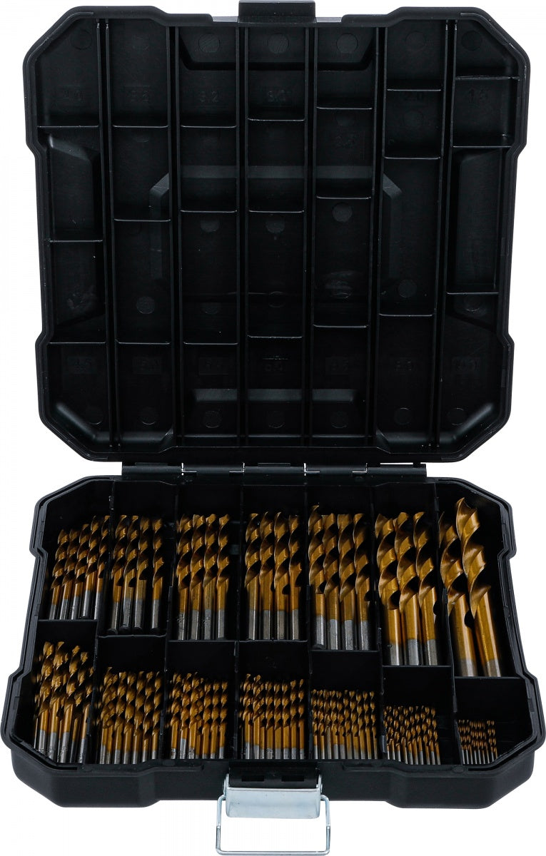 Grąžtų metalui rinkinys | HSS 5 % cobalt | 1,5 - 10 mm | 92 vnt. (74592)