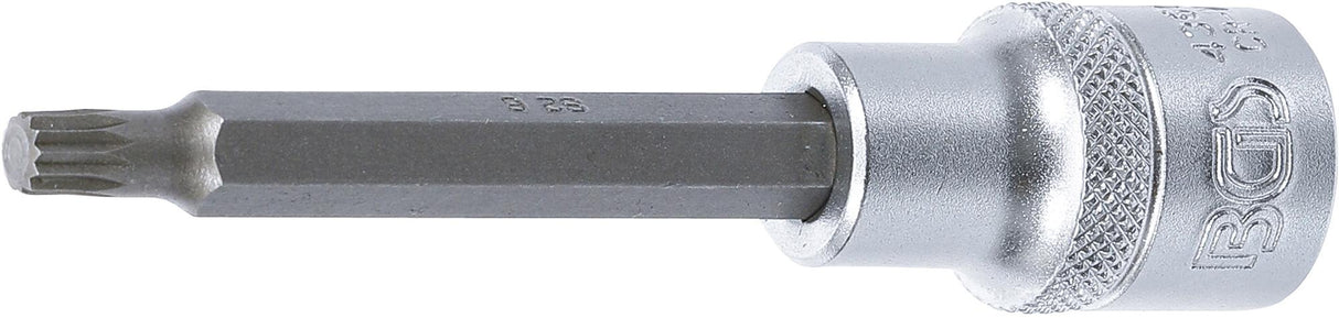 Бита в головке | длина 100 mm | 12,5 mm (1/2") | Spline (XZN) | M6