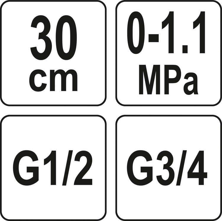 WATER PRESSURE GAUGE (YT-24790)