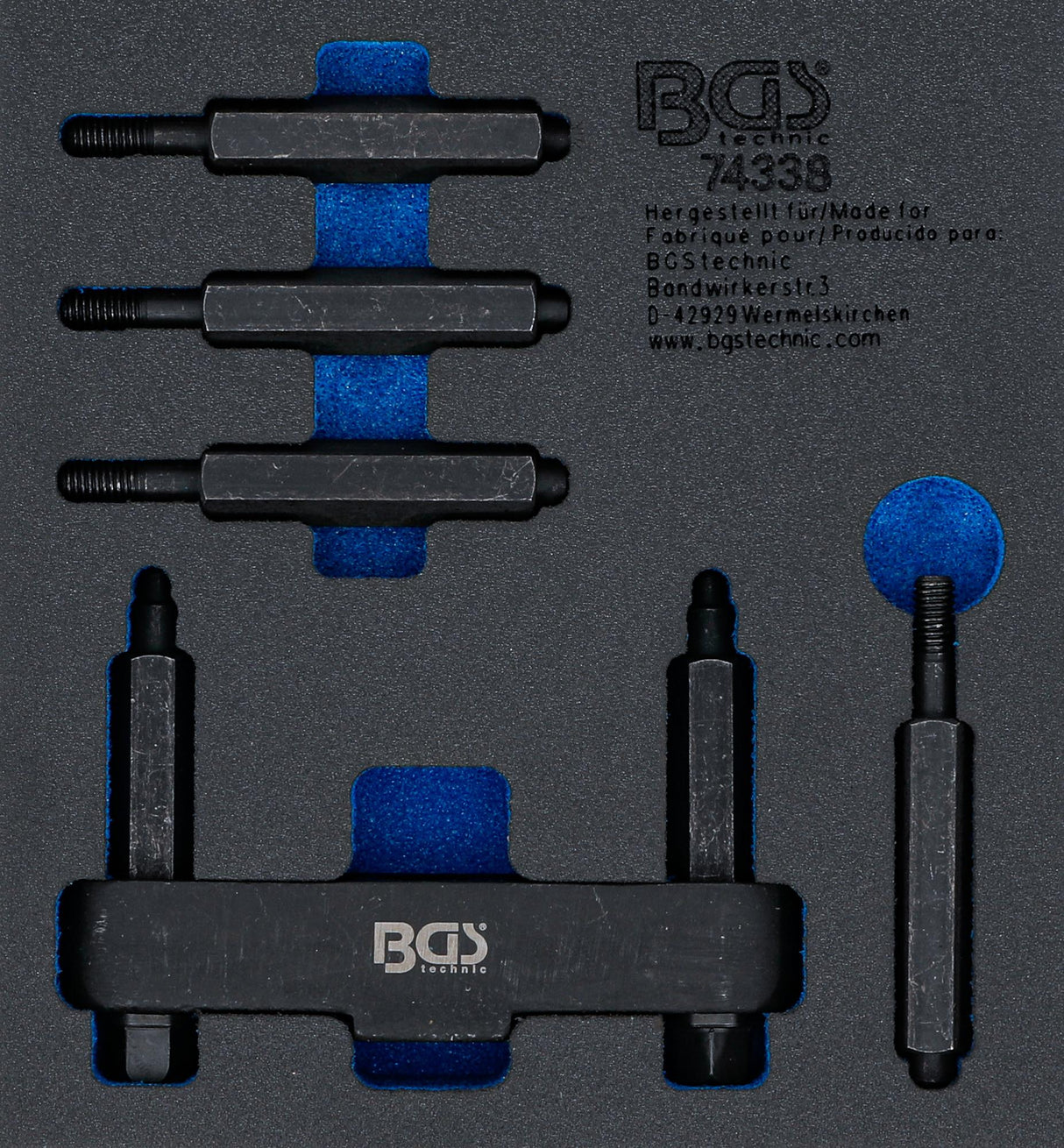 TOOL TRAY 1/6: FACE HOLE NUT WRENCH | FOR TRUCK REAR AXLES (74338)