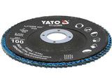 FLAP DISC | 125 MM X 22 | P100 (YT-833008)