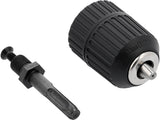 Быстрозажимной патрон для дрели | с адаптером SDS | 1,5-13 mm | 1/2"-20UNF
