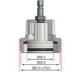 Адаптер давления №8 для BGS 8027, 8098 | VW