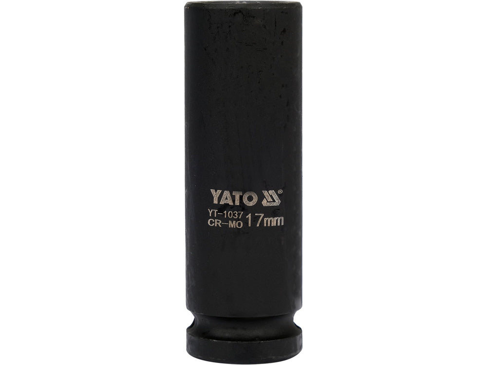 Galvutė smūginė šešiakampė ilga | 12,5 mm (1/2") | 17 mm (YT-1037)