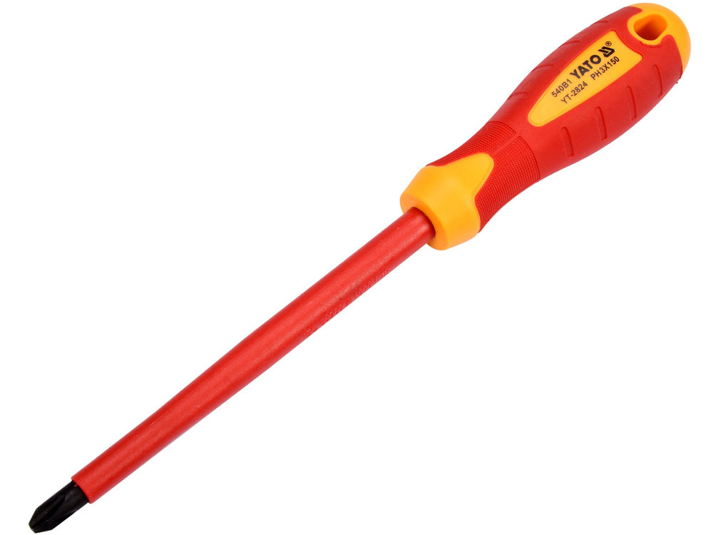 Izoliuotas atsuktuvas elektrikui | 1000V | PH3x150 mm (YT-2824)