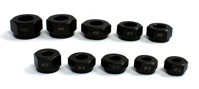 Galvučių rinkinys sugadintiems varžtams | 9-19 mm | 10 vnt (FT001003)