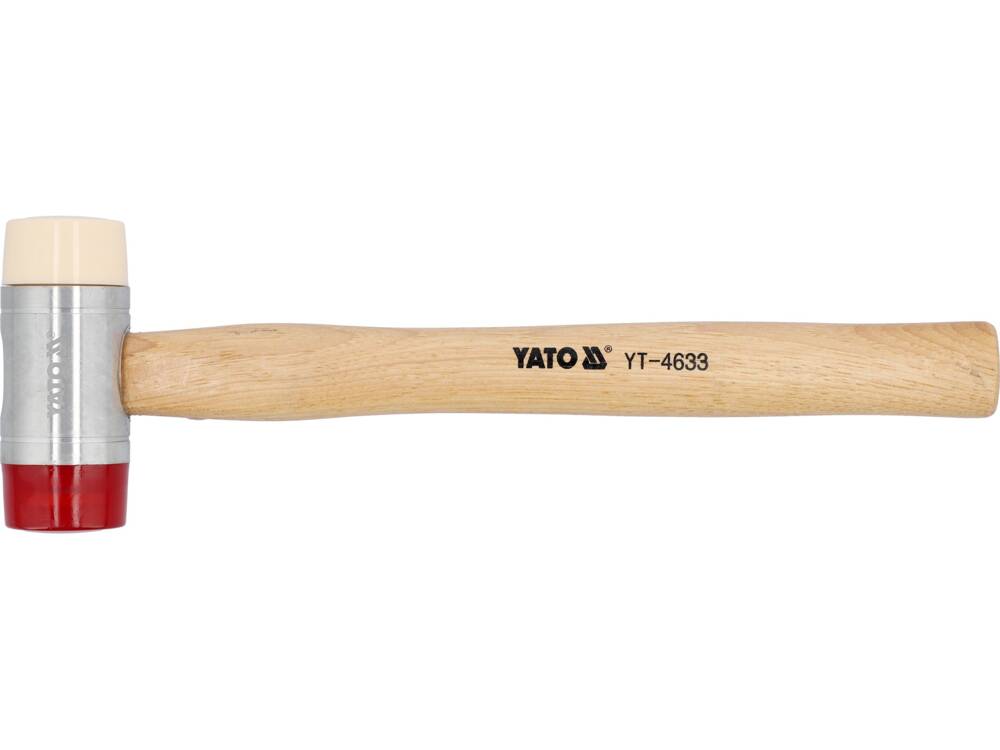 Plaktukas PU / nailonas | Hickory rankena | Ø 45 mm (YT-4633)