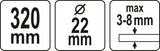 Инструмент для резки плитки / для керамических плит | до 320 cm