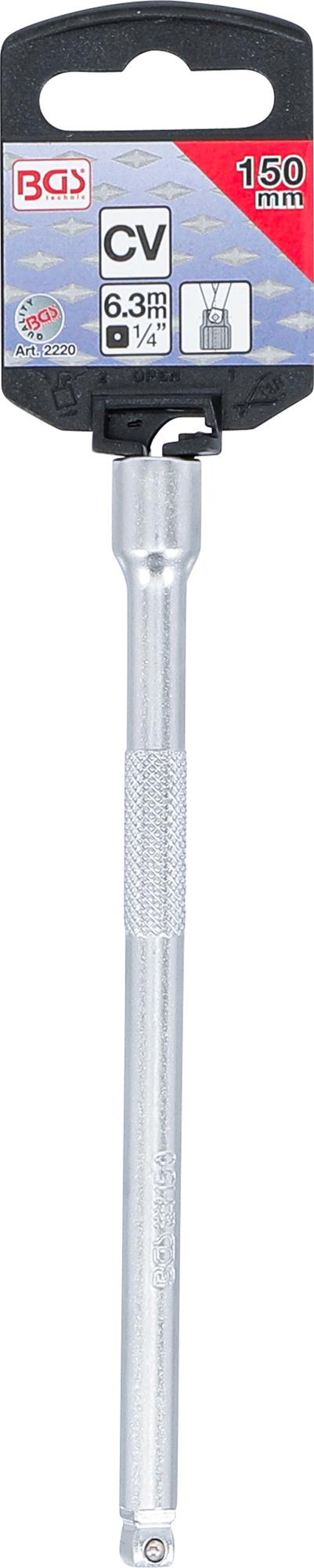 "WOBBLE" EXTENSION BAR | 6.3 MM (1/4") | 150 MM (2220)
