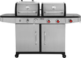 Lauko kepsninė / grilis | 2 viename | anglis / dujos | Nerūdijantis plienas | 8.2 kW (YG-20030)