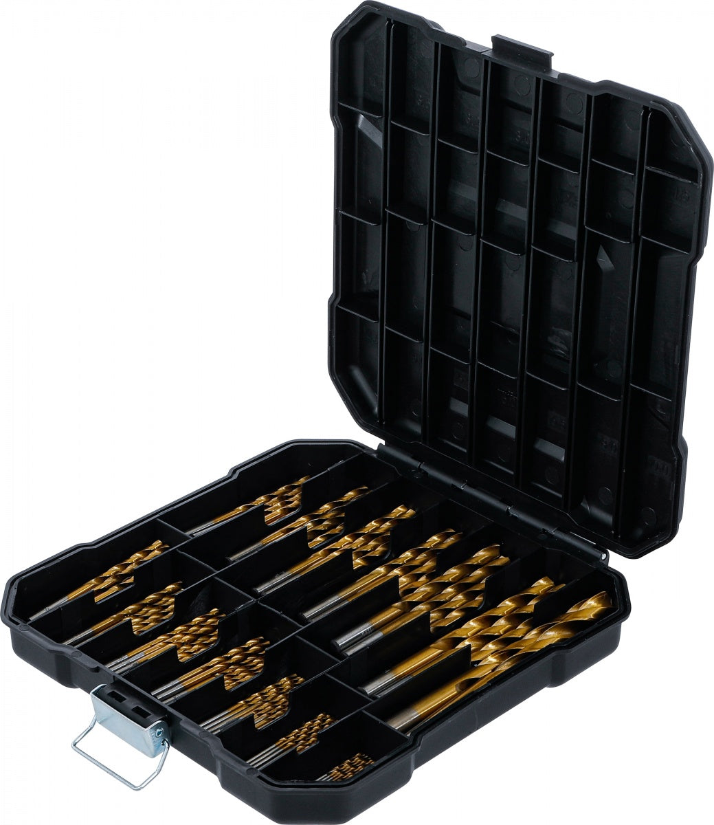 Grąžtų metalui rinkinys | HSS 5 % cobalt | 1,5 - 10 mm | 92 vnt. (74592)