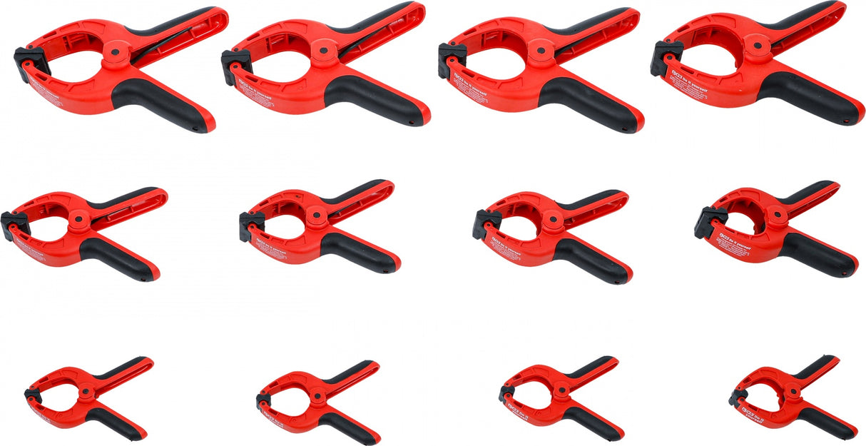 CLAMPS SET | NYLON | 85 - 160 MM | 12 PCS. (59858)
