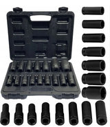 IMPACT SOCKET SET LONG | 12.5 MM (1/2") | 10-32 MM | 16 PCS. (SK1216)