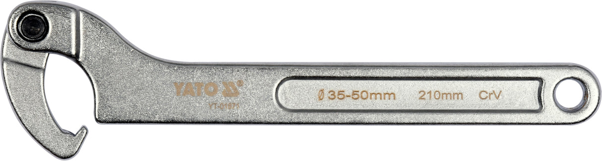 Raktas užmetamas šarnyrinis Cr-V, 35-50 mm (YT-01671)